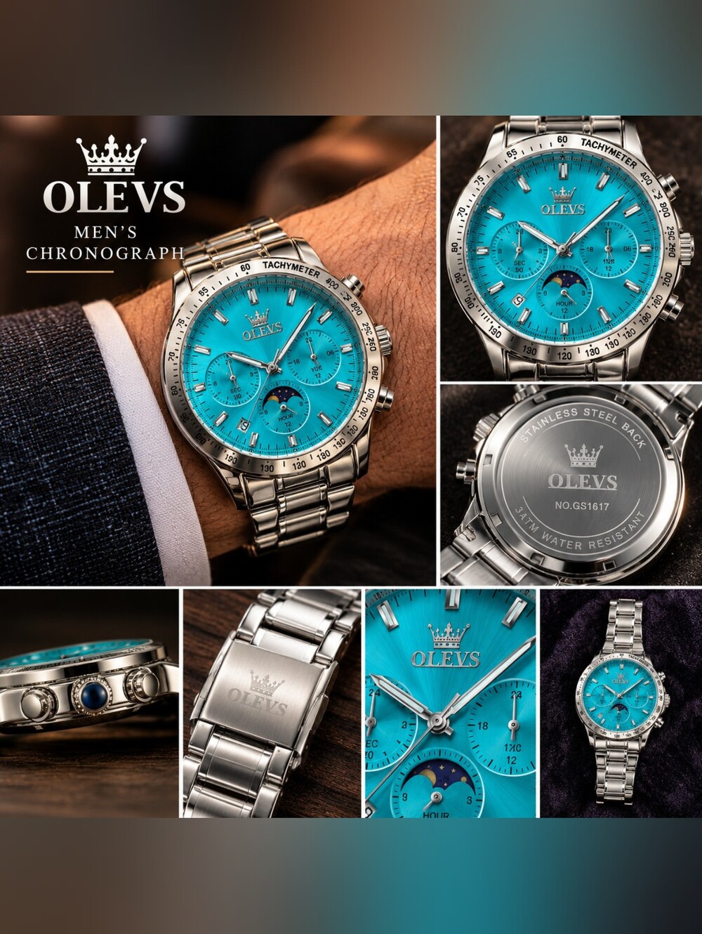 Olevs Chronograph Watch